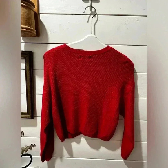 ONLY Red cotton  crop knit size S - Picture 8 of 8